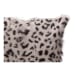 Spotted Goat - Fur Pillow - Gray Leopard