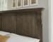 Carlisle - King Corbel Bed With Corbel Footboard - Dark Sable