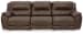 Dunleith - Chocolate - 3-Piece Power Reclining Sofa