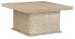 Geometry - Square Cocktail Table - Polished Limestone