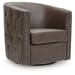 Brentlow - Granite - Swivel Accent Chair