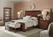 Charleston - King Sleigh Bed - Dark Brown