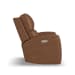 Linden - Power Swivel Gliding Recliner With Power Headrest, Lumbar, Heat & Massage - Caramel