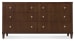 Archives - Six-Drawer Dresser - Dark Brown