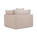Audrey - Upholstered Swivel Chair - Dawn Brown