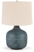 Malthace - Metal Table Lamp  - Patina