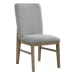 Portland - 7 Piece Standard Height Dining Set (Rectangular Table And Six Chairs) - Gray / Light Brown