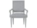 Summer Hill - French Gray - Woven Accent Arm Chair