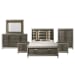 Twenty Nine - Queen Storage 6 Piece Bedroom Set - Dark Brown