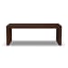 Waterfall - Rectangular Coffee Table - Dark Brown