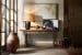 Hill Country - Bluewind Flip-Top Console Table - Dark Brown