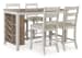 Skempton - Rectangular Counter Table With Storage - White