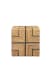 Fox - Woven Cube - Light Brown