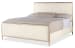 Westwood - King Upholstered Metal Bed - Beige