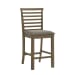 Brook Bay - Upholstered Ladder Back Counter Chair (RTA) - Brown