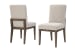 Dovetail - Upholstered Side Chair - Gray - Aged Gray