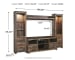 Trinell - 4 Pc. - Entertainment Center - 63" TV Stand - Brown