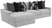 Arlo - 2 Piece Oversized Sofa Chaise (LSF Chaise) - Arctic