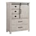Scott - Queen Platform Storage 6 Piece Bedroom Set - White