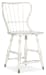 Ciao Bella - Spindle Back Counter Stool - White