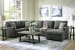 Edenfield - Charcoal - Right Arm Facing Corner Chaise 3 Pc Sectional