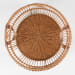 Rug Displays - Rattan Iron Basket Medium - Black