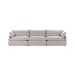 Caplan - Upholstered 3 Piece Modular Sectional - Dawn White