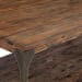 Montgomery - Industrial Reclaimed Wood Round End Table - Bourbon