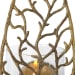 Woodland Treasure - Gold Candle Sconce