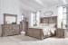 Blairhurst - 6 Pc. - Dresser, Mirror, Chest, California King Panel Bed - Light Grayish Brown