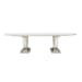 Brighton - Trestle Table With Leaf Extension - White