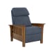 Mission - Push Thru The Arm Recliner - Indigo Blue