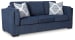 Evansley - 2 Pc. - Sofa, Loveseat - Navy