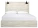Cambeck - Whitewash - King Panel Bed