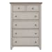 Farmhouse Reimagined - 5 Drawer Chest - White