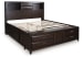 Vanmore - Dark Brown - King Storage Bed