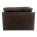 Thurlow - Leather Corner Chair - Espresso Brown