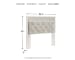 Altyra - White - Queen UPH Panel Headboard