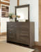 Juararo - Dresser, Mirror - Dark Brown