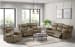 Sorrento - 3 Piece Living Room Set Sofa, Loveseat & Recliner - Brown