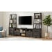Park Ridge - 71'' TV Console Without Fireplace Insert - Charcoal