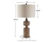 Madelief - Brown - Poly Table Lamp 
