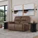 Wilson - Power Reclining Loveseat With Power Headrests - Café