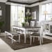 Allyson Park - 6 Piece Rectangular Table Set - White