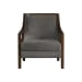 Hopkins - Chair With Brown Arm - Columbia Charcoal