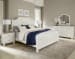 Maple Road - King Scalloped Bed - Soft White