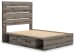 Graystorm - Full Panel Storage Bed - Brown Gray