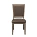 Sun Valley - 3 Piece Drop Leaf Set (Upholstered Chairs) - Light Brown