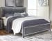 Lodanna - Gray - King Panel Bed