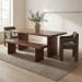 Lila - Large Dining Bench - Brown